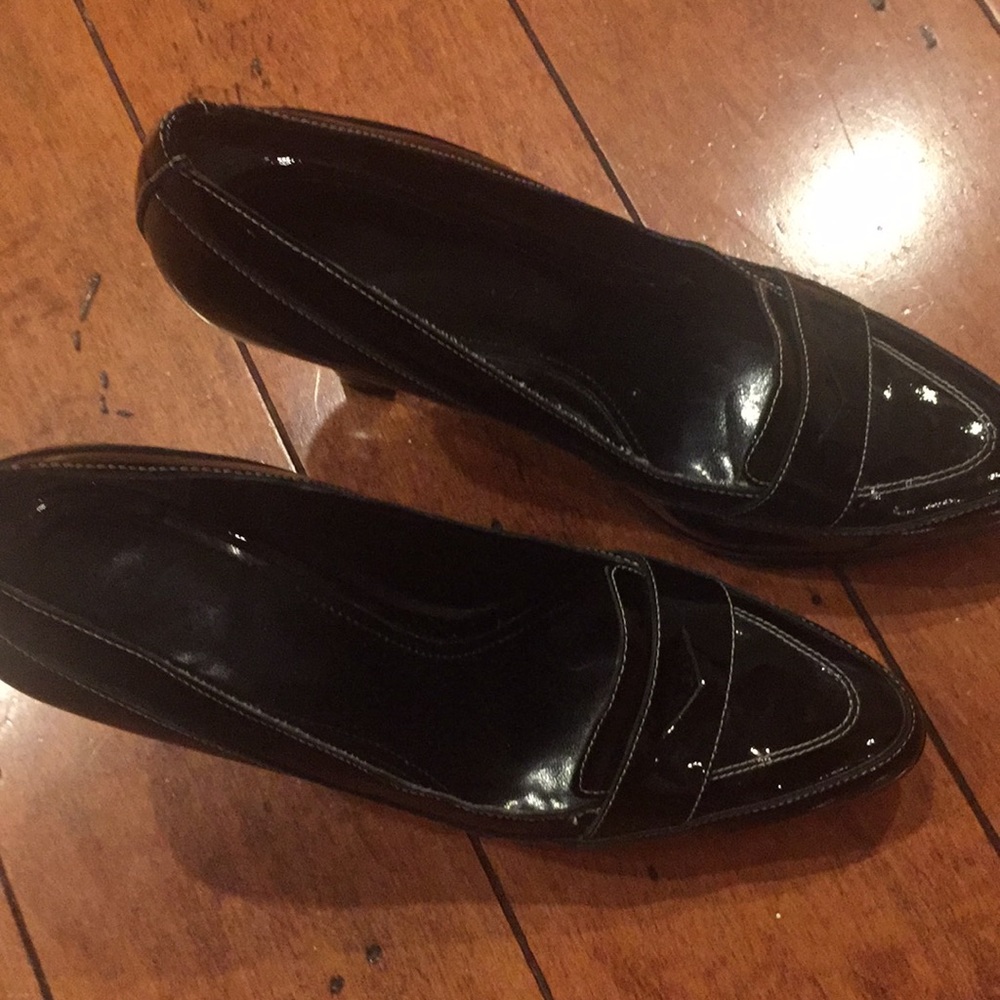 Enzo Patent Leather Platform heels